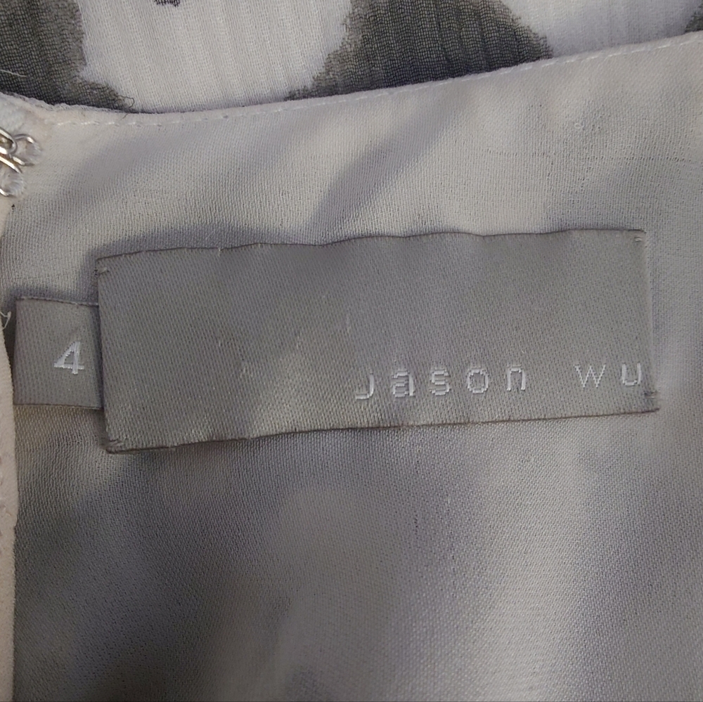 Jason Wu 100% Silk Victorian Couple Short-Sleeve Dress - Picture 7 of 9
